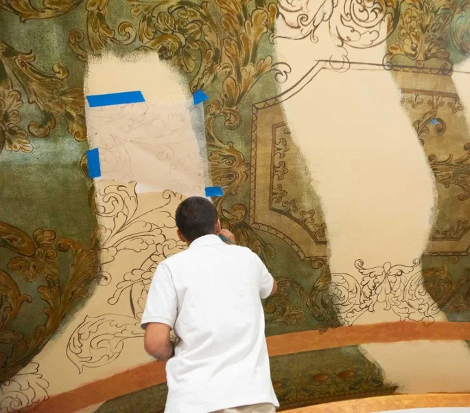 Worship space restoration work